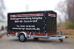 SZ-BS 100 | Offener Kasten mit Plane