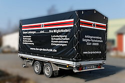 SZ-BS 16 | Kastenanhänger mit Plane