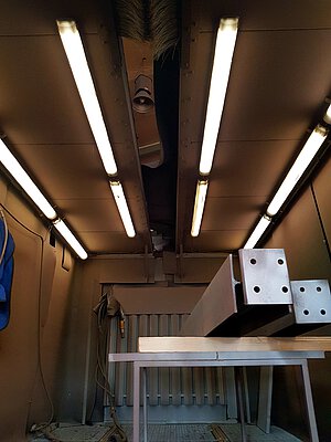 Unsere Sandstrahlhalle