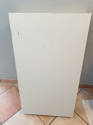 Abdeckung vor der Bearbeitung